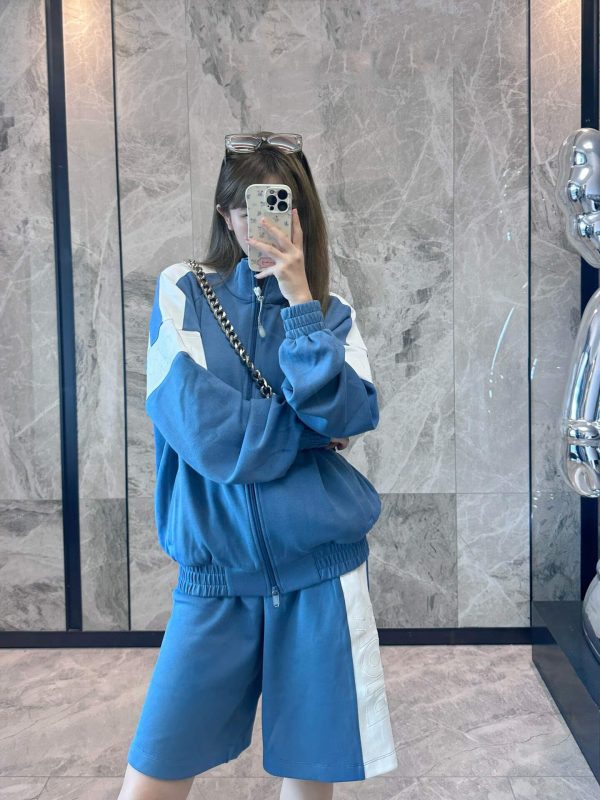 Dior and Parley Zipped Track Jacket- Blue (1) Dior and Parley Zipped Track Jacket- Blue