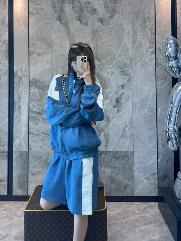 Dior and Parley Zipped Track Jacket- Blue (3) Dior and Parley Zipped Track Jacket- Blue