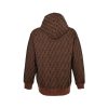 Fendi Men's FF Logo All Over Print Hooded- Brown and Black (7) Fendi Men's FF Logo All Over Print Hooded- Brown and Black