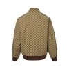 Gucci GG Canvas Bomber Jacket- Dark Brown