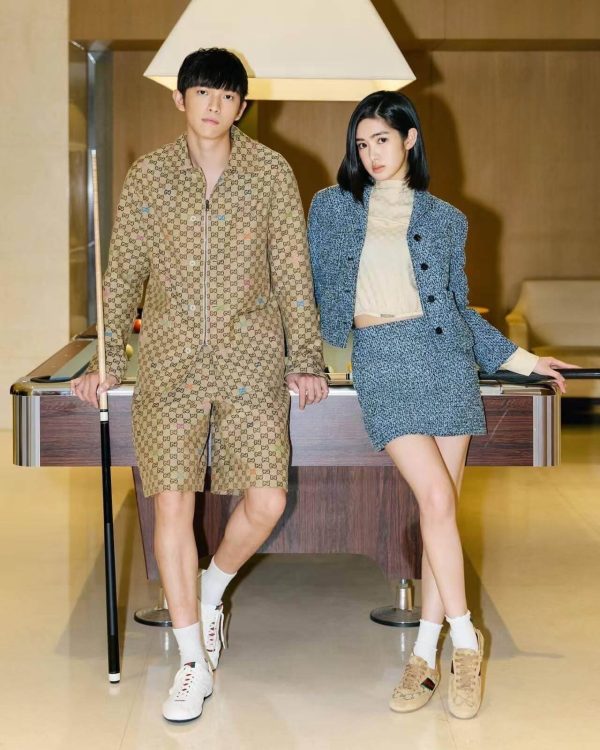 Gucci GG Jacquard Zip Canvas Jacket- Camel Beige (5) Gucci GG Jacquard Zip Canvas Jacket- Camel Beige