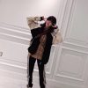 Gucci GG Zip Snakeskin Webbing Jacket- Black