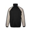 Gucci GG Zip Snakeskin Webbing Jacket- Black
