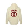 Gucci Interlocking-G Cotton Hoodie- Off-White (6) Gucci Interlocking-G Cotton Hoodie- Off-White