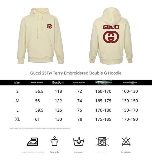Gucci Interlocking-G Cotton Hoodie- Off-White (8) Gucci Interlocking-G Cotton Hoodie- Off-White