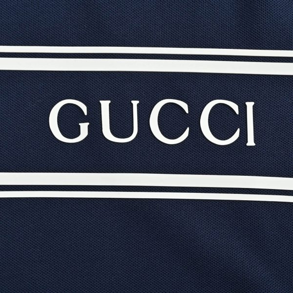 Gucci Logo Zip Hoodie Jacket- Navy Blue