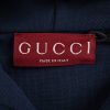 Gucci Logo Zip Hoodie Jacket- Navy Blue