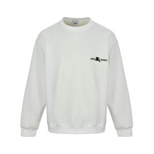 Little Horse Crew Neck (8) Burberry Little Horse Crew Neck Sweatshirt- White