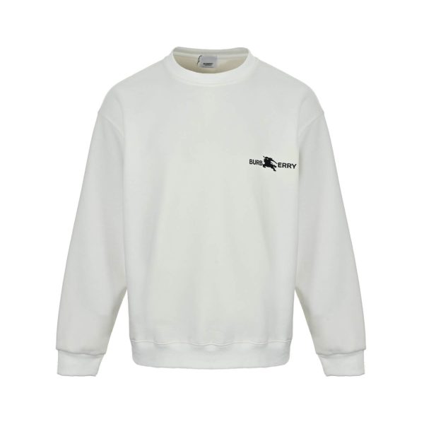 Little Horse Crew Neck (8) Burberry Little Horse Crew Neck Sweatshirt- White