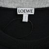 Loewe Anagram embroidered Crew Neck Sweater- Black
