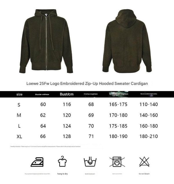 Loewe Hooded Wool Zipped Vest- Green