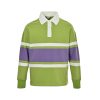 Loewe Multicolor Cotton Oversize Polo SweatShirt- Green (7) Loewe Multicolor Cotton Oversize Polo SweatShirt- Green