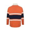 Loewe Multicolor Cotton Oversize Polo SweatShirt- Orange