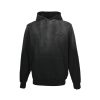 Louis Vuitton Cutout Appliqué Embroidered Washed Hoodie- Black