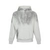 Louis Vuitton Cutout Appliqué Embroidered Washed Hoodie- Noir Blanc