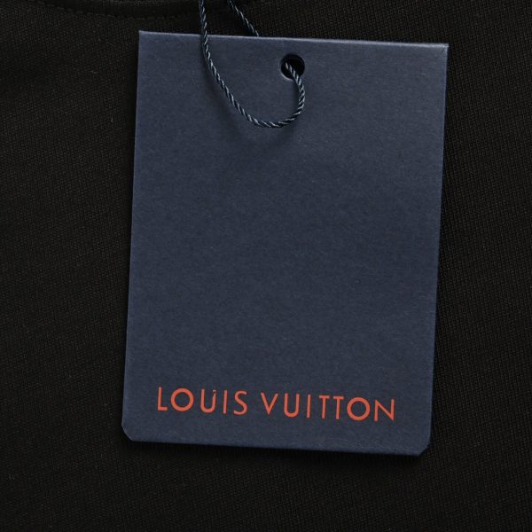 Louis Vuitton Dreamer Graffiti Slogan Long-sleeved Sweatshirt- Black