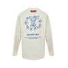 Louis Vuitton Dreamer Graffiti Slogan Long-sleeved Sweatshirt- White