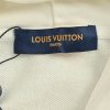 Louis Vuitton LV Embossed Cotton Hoodie- Cream (1) Louis Vuitton LV Embossed Cotton Hoodie- Cream