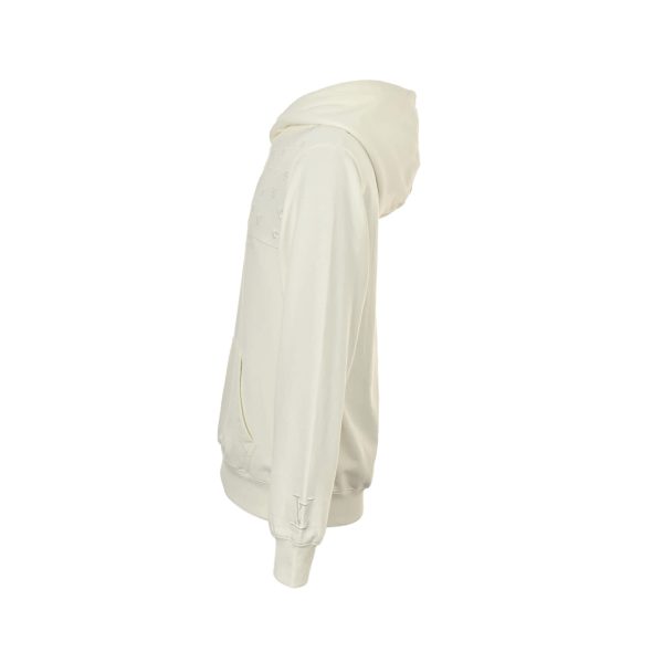 Louis Vuitton LV Embossed Cotton Hoodie- Cream (7) Louis Vuitton LV Embossed Cotton Hoodie- Cream
