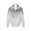 Louis Vuitton Monogram Floral Embroidery Back Hoodie- White (8) Louis Vuitton Monogram Floral Embroidery Back Hoodie- White