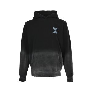 Louis Vuitton Monogram Gradient Hoodie- Black/Grey