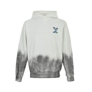 Louis Vuitton Monogram Gradient Hoodie- Gray/White