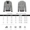 Louis Vuitton Textured Plaid Cardigan- Brown
