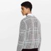 Louis Vuitton Textured Plaid Cardigan- Brown
