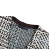 Louis Vuitton Textured Plaid Cardigan- Brown