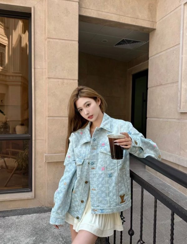 Louis Vuitton by Tyler, the Creator Monogram Denim Jacket- Blue