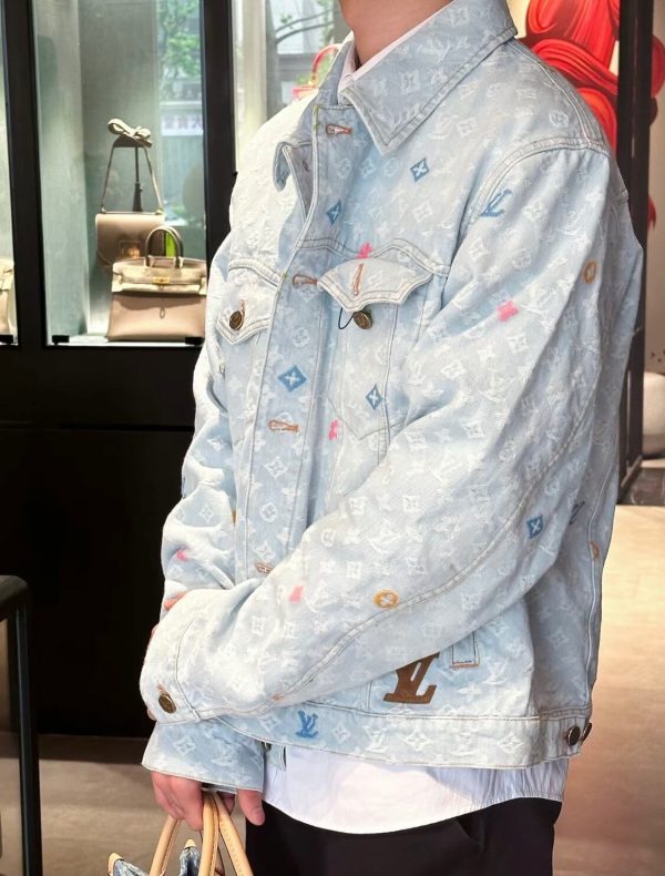 Louis Vuitton by Tyler, the Creator Monogram Denim Jacket- Blue