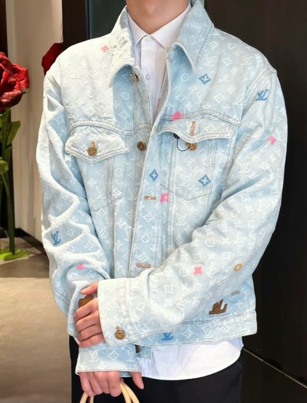 Louis Vuitton by Tyler, the Creator Monogram Denim Jacket- Blue