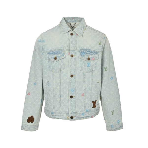 Louis Vuitton by Tyler, the Creator Monogram Denim Jacket- Blue