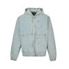Louis Vuitton x NBA Hooded Denim Jacket- Light Blue