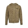 Miu Miu Hooded Zip-up Sweater Cardigan- Brown