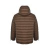 Miu Miu Light Pongé Down Hoodie Jacket- Brown (6) Miu Miu Light Pongé Down Hoodie Jacket- Brown