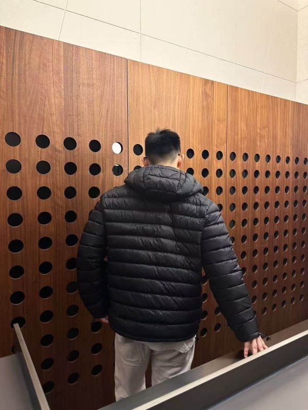 Miu Miu Light Pongé Down Hoodie Jacket – Black (3) Miu Miu Light Pongé Down Hoodie Jacket – Black