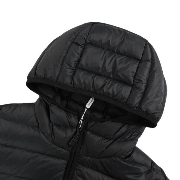 Miu Miu Light Pongé Down Hoodie Jacket – Black (5) Miu Miu Light Pongé Down Hoodie Jacket – Black