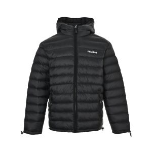 Miu Miu Light Pongé Down Hoodie Jacket – Black (7) Miu Miu Light Pongé Down Hoodie Jacket – Black