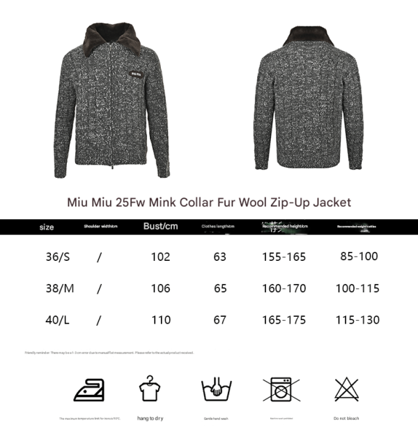 Miu Miu Shearling-collar Logo Bomber Jacket- Beige (1) Miu Miu Shearling-collar Logo Bomber Jacket- Grey