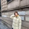Moncler 1952 Amaranth Short Parka Jacket- Ivory