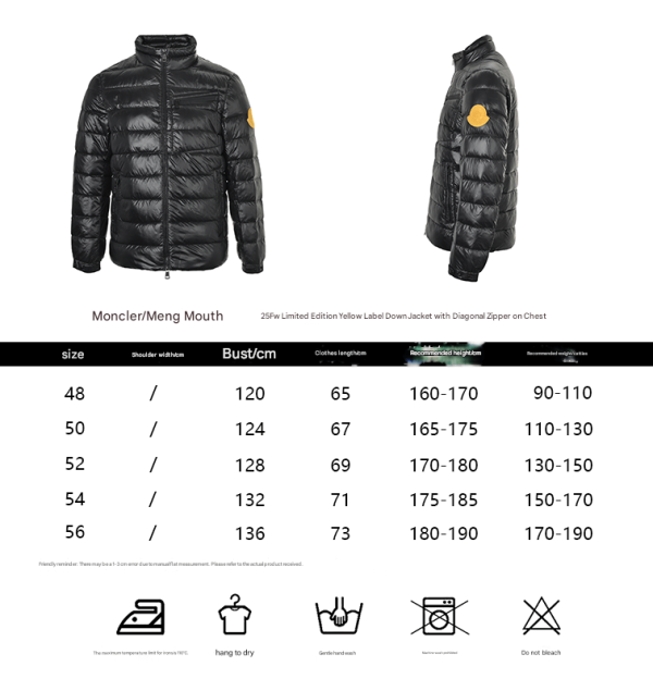Moncler Amalteas Padded Diagonal Zipper Jacket- Black (1) Moncler Amalteas Padded Diagonal Zipper Jacket- Black