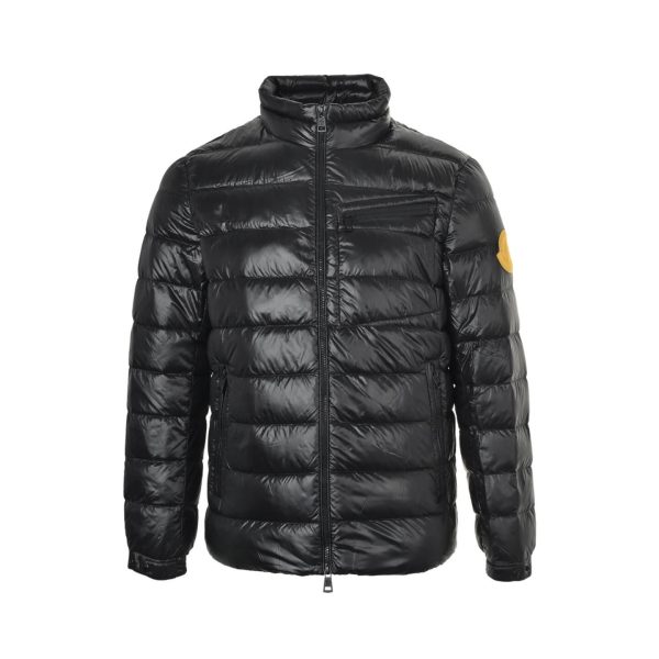 Moncler Amalteas Padded Diagonal Zipper Jacket- Black (9) Moncler Amalteas Padded Diagonal Zipper Jacket- Black