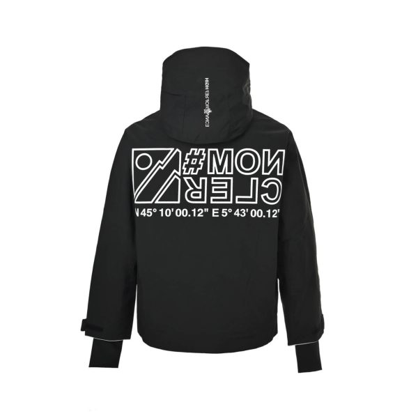 Moncler Angren Hooded Ski Jacket- Black