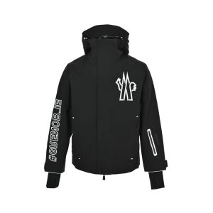 Moncler Angren Hooded Ski Jacket- Black