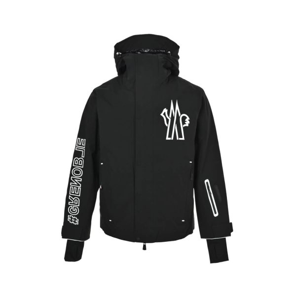 Moncler Angren Hooded Ski Jacket- Black