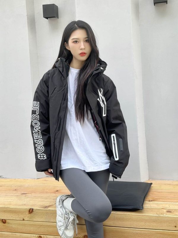 Moncler Angren Hooded Ski Jacket- Black