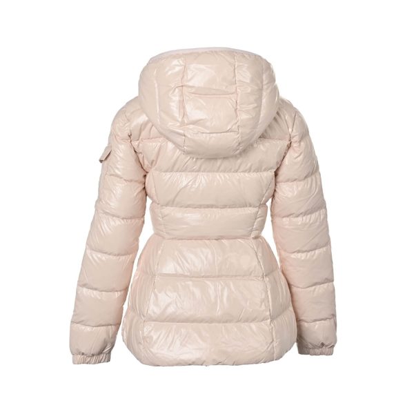 Moncler Barante Slim Waist Down Jacket- Pink