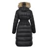 Moncler Boedic Puffer with Belt and Fur Collar Jacket- Black (7) Moncler Boedic Puffer with Belt and Fur Collar Jacket- Black