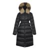 Moncler Boedic Puffer with Belt and Fur Collar Jacket- Black (8) Moncler Boedic Puffer with Belt and Fur Collar Jacket- Black
